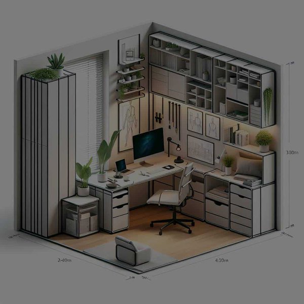 Comment maximiser l'efficacité d'un petit espace de bureau à domicile avec des meubles intelligents ?