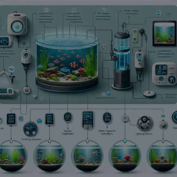 Quelles technologies permettent une automatisation complète de l'entretien des aquariums domestiques ?