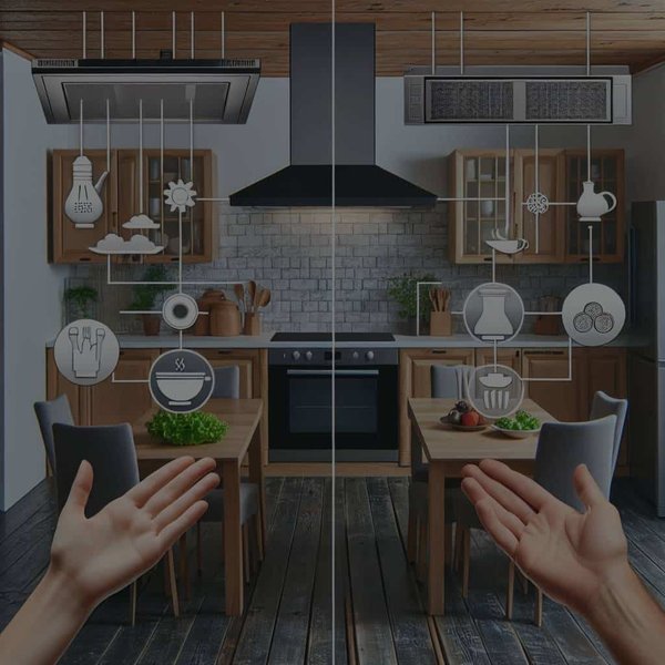 Quels sont les avantages des hottes de cuisine intégrées par rapport aux modèles traditionnels ?