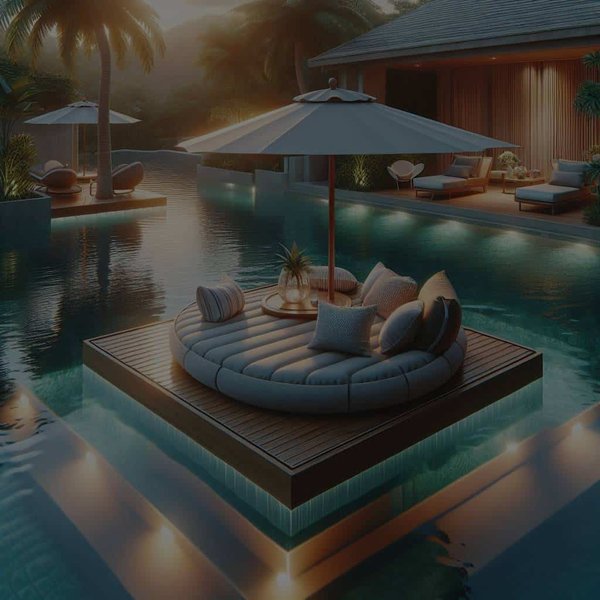 Comment réaliser un espace de détente flottant dans votre piscine pour des moments de relaxation uniques ?
