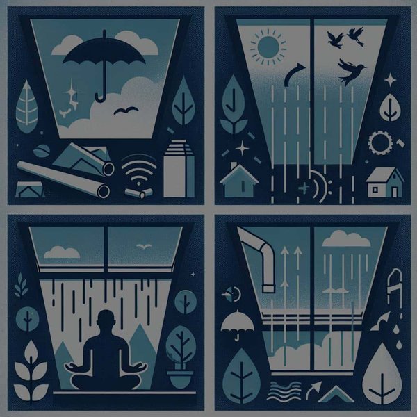 Quelles astuces pour réduire le bruit de la pluie sur un velux ou une véranda ?