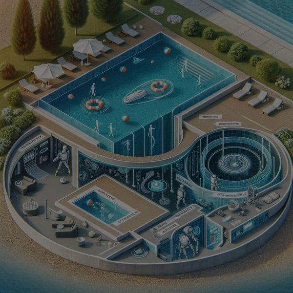 Quelles sont les dernières technologies pour une piscine auto-nettoyante minimisant l'intervention humaine ?
