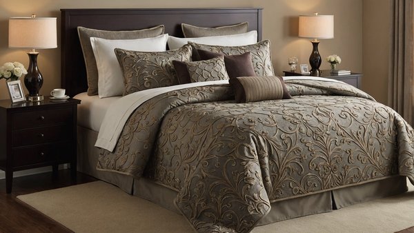 Décoration élégante : chemin de lit | donnez vie à votre espace de nuit