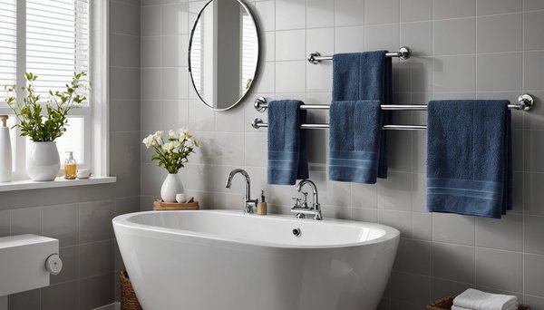 Optimisez votre salle de bain avec une patère sèche-serviette élégante