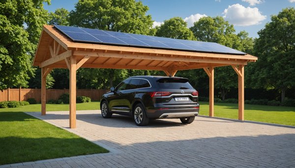 Carport solaire en bois : un choix durable et économique